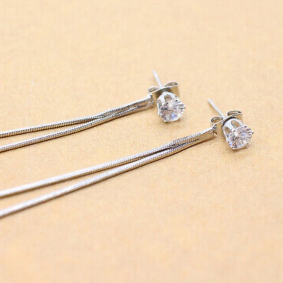 New 925 silver/gold plated Earrings - Picture 4 of 6